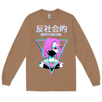 Toasted Coconut antisocial wave anime Long Sleeve Tee - artisFamous