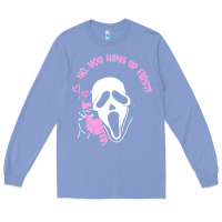 Colony Blue scream ghost Long Sleeve Tee - artisFamous