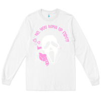 White scream ghost Long Sleeve Tee - artisFamous