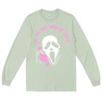 Matcha scream ghost Long Sleeve Tee - artisFamous
