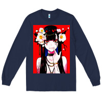 Navy anime girl japanese Long Sleeve Tee - artisFamous