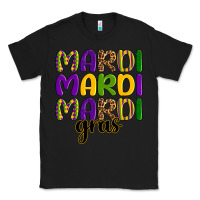 Black mardi mardi mardi gras Classic Tee - OliviaCreatesArt