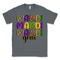 Charcoal Heather mardi mardi mardi gras Classic Tee - OliviaCreatesArt