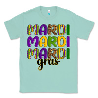 Seafoam mardi mardi mardi gras Classic Tee - OliviaCreatesArt