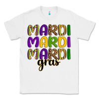 White mardi mardi mardi gras Classic Tee - OliviaCreatesArt
