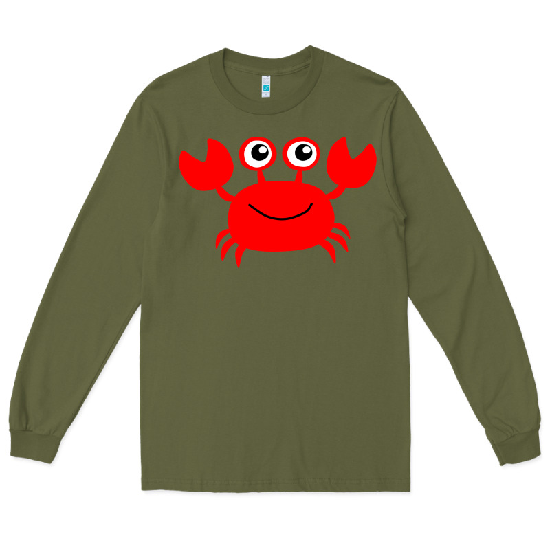 Red Crab Long Sleeve Tee by artisFamous | Teevron