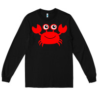Black Red Crab Long Sleeve Tee - artisFamous