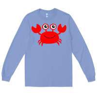 Colony Blue Red Crab Long Sleeve Tee - artisFamous