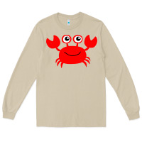 Mushroom Red Crab Long Sleeve Tee - artisFamous