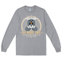 Heather Grey the roost animal cafe Long Sleeve Tee - artisFamous