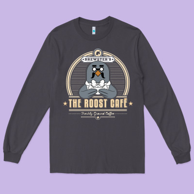 The Roost Animal Cafe Long Sleeve Tee Designed By Artisfamous
