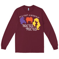 Burgundy hocus pocus shirt Long Sleeve Tee - artisFamous