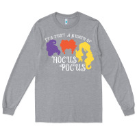 Heather Grey hocus pocus shirt Long Sleeve Tee - artisFamous