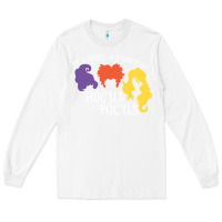 White hocus pocus shirt Long Sleeve Tee - artisFamous