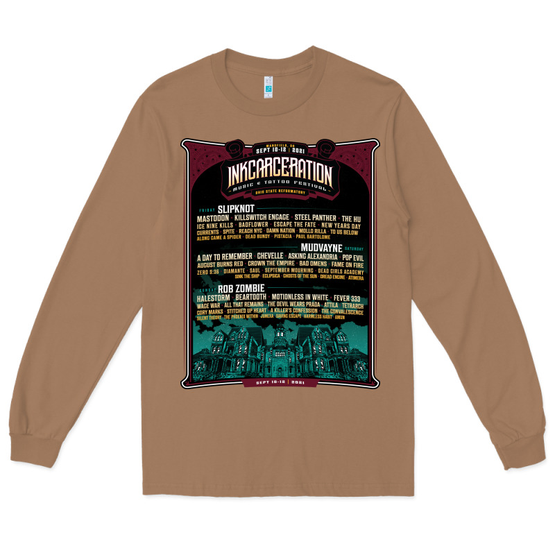 Face Mask Mansfield Ohio Inkcarceration Lineup Long Sleeve Tee by artisFamous | Teevron
