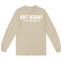 Mushroom Got Jesus It's Hell Without Him - Christian Long Sleeve Tee - artisFamous