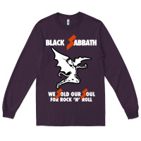 Plum black rock and roll Long Sleeve Tee - artisFamous