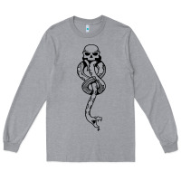 Heather Grey dark mark Long Sleeve Tee - artisFamous