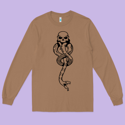 Dark Mark Long Sleeve Tee Designed By Artisfamous