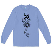 Colony Blue dark mark Long Sleeve Tee - artisFamous