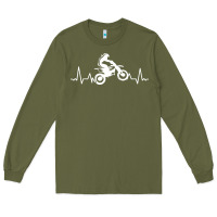 Army Green dirt bike Long Sleeve Tee - artisFamous