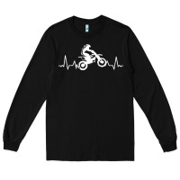 Black dirt bike Long Sleeve Tee - artisFamous