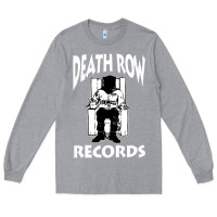 Heather Grey death row records black Long Sleeve Tee - artisFamous
