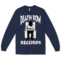 Navy death row records black Long Sleeve Tee - artisFamous
