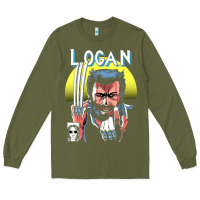Army Green old man logan cover Long Sleeve Tee - artisFamous