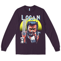 Plum old man logan cover Long Sleeve Tee - artisFamous