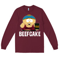 Burgundy beefcake Long Sleeve Tee - artisFamous