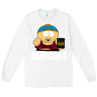 White beefcake Long Sleeve Tee - artisFamous