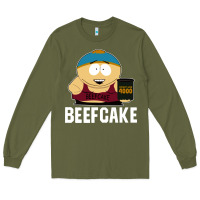 Army Green beefcake Long Sleeve Tee - artisFamous