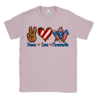 Lilac Peace Love Fireworks Classic Tee - Jasminsmagicworld