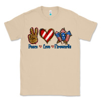 Mushroom Peace Love Fireworks Classic Tee - Jasminsmagicworld