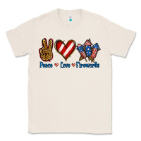 Natural Peace Love Fireworks Classic Tee - Jasminsmagicworld
