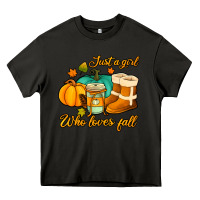 Asphalt just a girl who loves fall Heavy Core Tee - Jasminsmagicworld