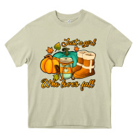 Mossy just a girl who loves fall Heavy Core Tee - Jasminsmagicworld