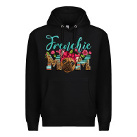 Black french bulldog mom Premium Hoodie - Artiststas