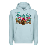 Blue Mist french bulldog mom Premium Hoodie - Artiststas