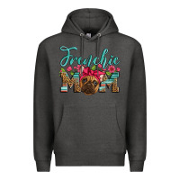 Charcoal Heather french bulldog mom Premium Hoodie - Artiststas