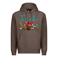 Coffee french bulldog mom Premium Hoodie - Artiststas