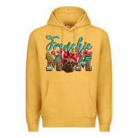 Mustard french bulldog mom Premium Hoodie - Artiststas