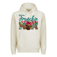 Oatmeal Heather french bulldog mom Premium Hoodie - Artiststas