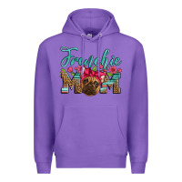 Purple french bulldog mom Premium Hoodie - Artiststas