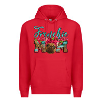 Red french bulldog mom Premium Hoodie - Artiststas