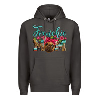 Smoke french bulldog mom Premium Hoodie - Artiststas