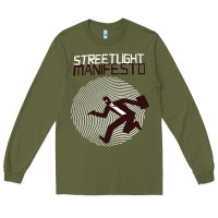 Army Green streetlight manisfesto vertigo Long Sleeve Tee - artisFamous