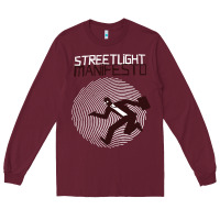 Burgundy streetlight manisfesto vertigo Long Sleeve Tee - artisFamous