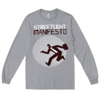 Heather Grey streetlight manisfesto vertigo Long Sleeve Tee - artisFamous